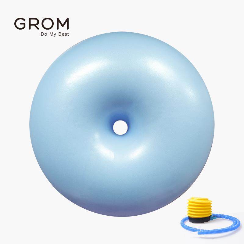 高档rom球普拉提瑜伽甜甜圈健身球平G衡儿童身孕妇助产瘦防爆减肥