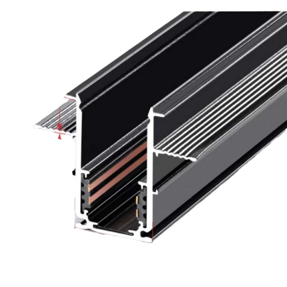 夹板款磁吸导轨条    家装智能轨道内嵌批发   明装  批灰   迷你