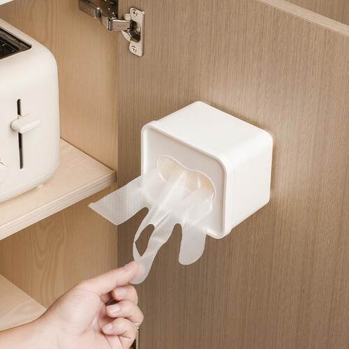 Mask storage box, kitchen filter storage, disposable gloves