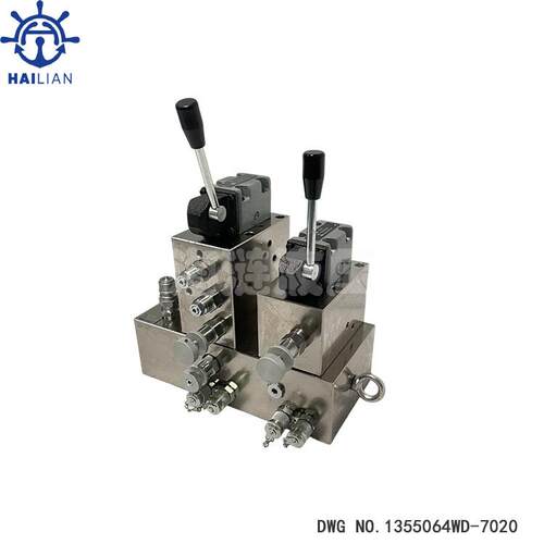 麦基嘉舱盖液压阀组DWG N.355064WD-7020 VALVE GROUP