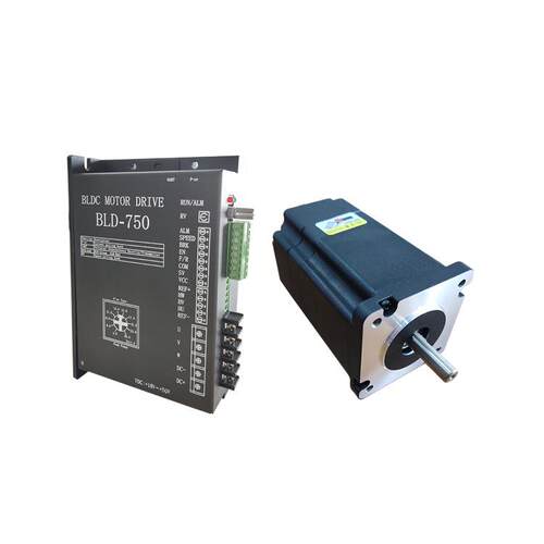 24V/48V00W/400W14mm轴径大功率直流电机带BLD-750调速控制器