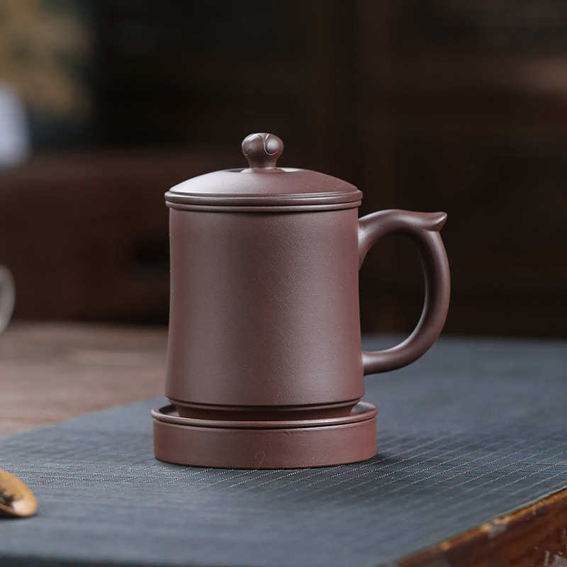 批发紫砂杯宜兴纯手工名家男士家用内胆茶杯五件大容量带盖水杯泡,餐饮具,茶杯,淘宝优惠券,粉丝福利购,淘宝优惠卷