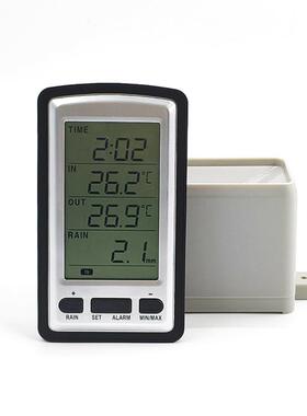 无线室内外温度计雨量计闹钟英文原版说明书WH-0531-1