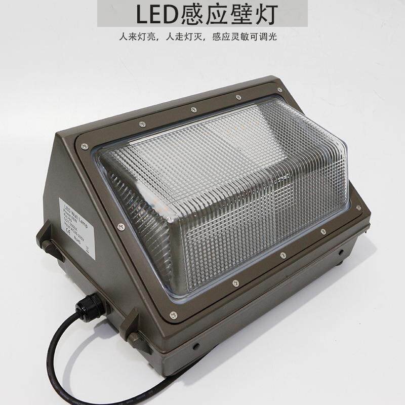 新款LED壁灯80w100w120w大功率墙壁感应灯人来灯亮雷达感应灯具