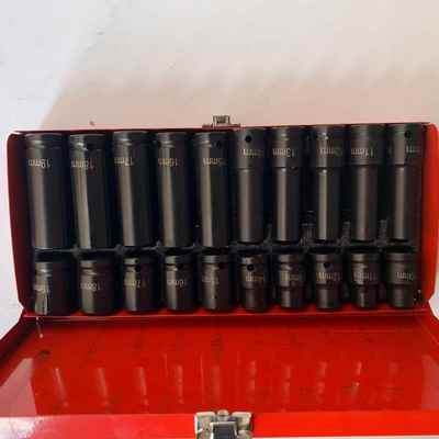 111111/2加气动加长套筒20套小件风角炮套筒长套装套筒大飞六套筒