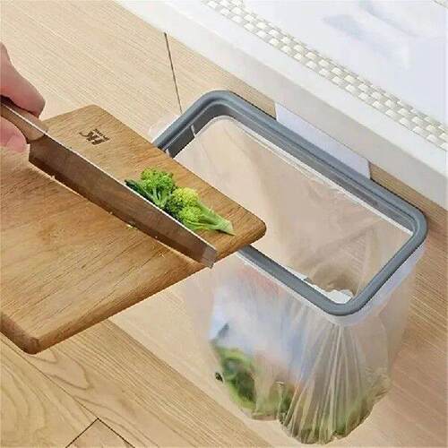 Portable RV Garbage Bag Holder With Lid Convenient Kitchen