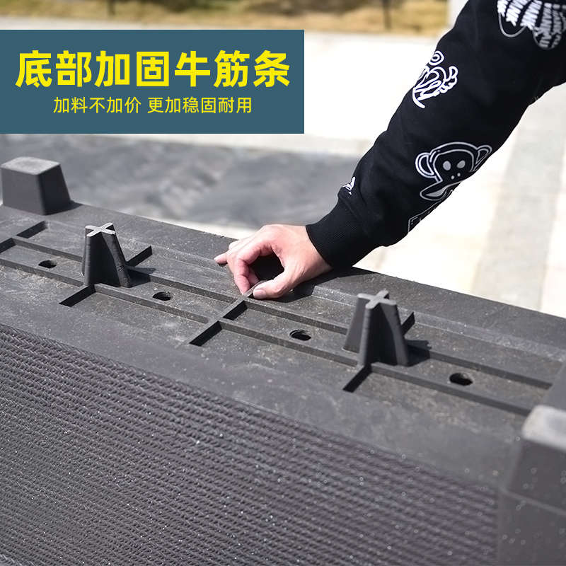 加深家庭阳台种菜箱楼顶种植箱长方形花箱大号户外塑料大花盆