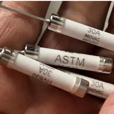 30A 660V 500V 适用威迈斯新能源充电机高压保险丝 6x32全新