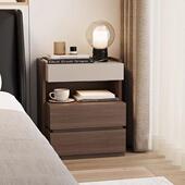 意木式 极简实头柜极窄简约MT2012置物用家3床5cm小型储物柜柜子收