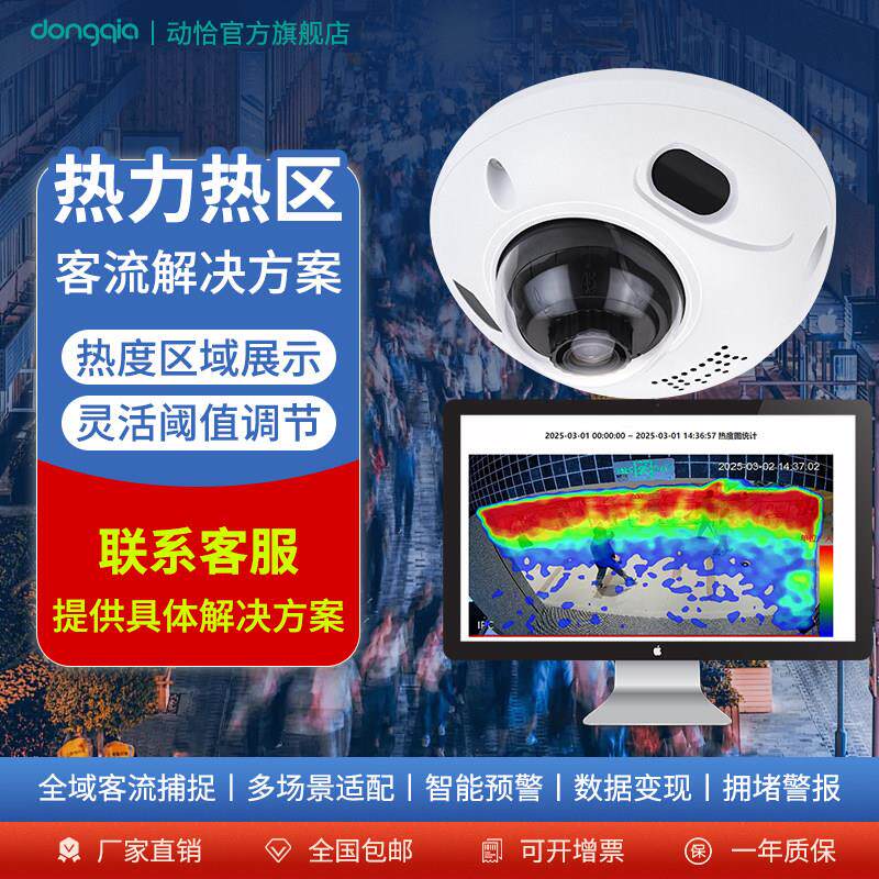 展会热力图热区客流分析仪客流计数器摄像机门店展厅人数统计系统