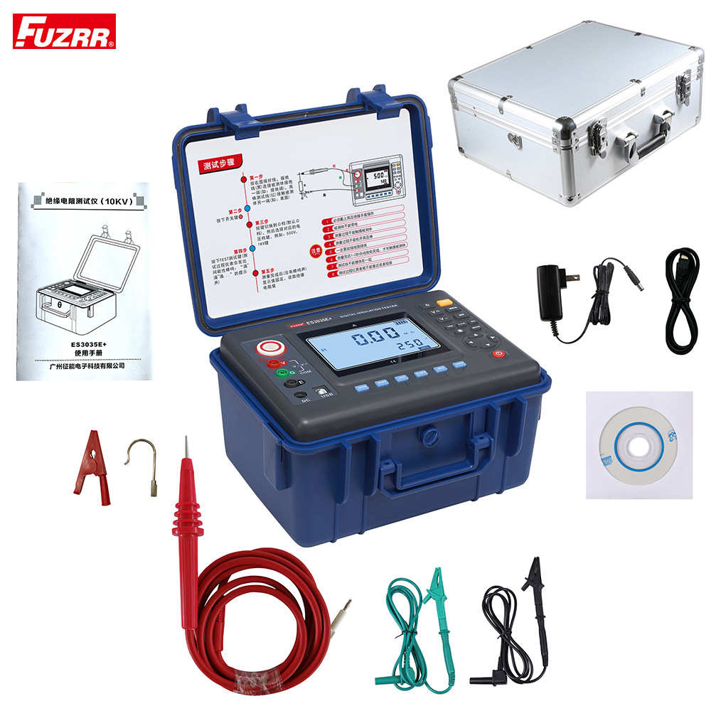 FUZRR征能ES3035E+数字绝缘电阻测试仪/兆欧表10KV，2TΩ