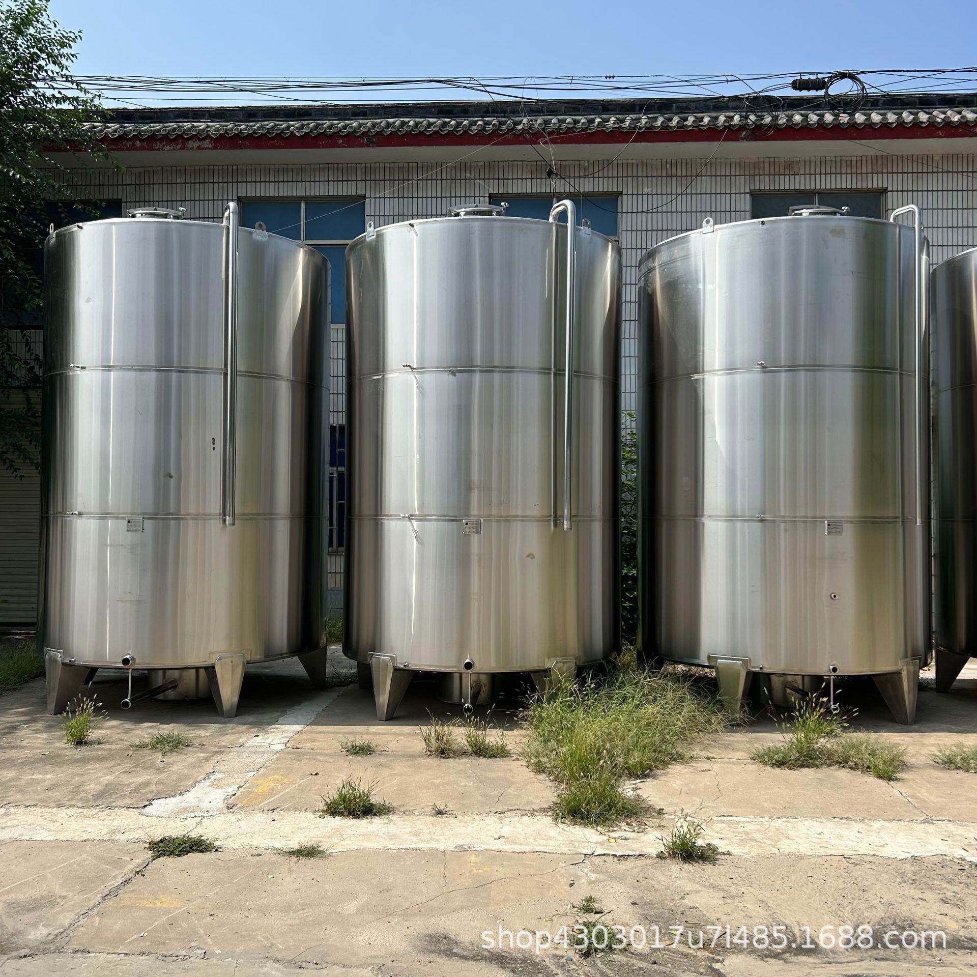 20立方不锈钢储酒罐立式蜂蜜酒储罐白钢梅子酒储蓄容器