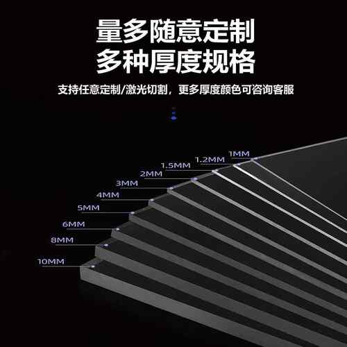 新款直销高透明亚克力板片有机玻璃条纹板板材加工塑料板热弯切割