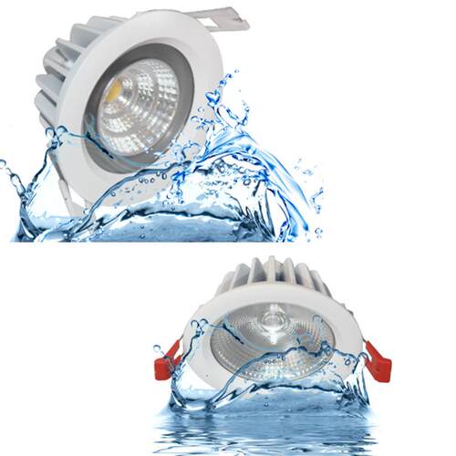 防水筒灯7W9W12W15W桑拿房筒灯浴室洗浴筒灯COB光源防炫光筒灯