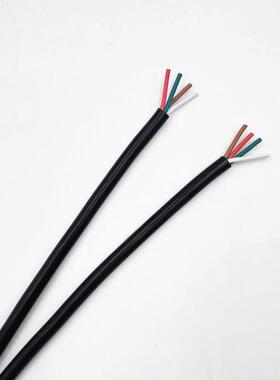 深圳销006外4芯防水连户R接线直H05N-F4*0.5橡胶线水底灯电源线