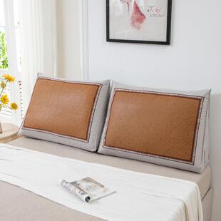 夏季床头靠背大靠垫飘窗护腰靠背枕榻榻米床上靠枕居家沙发腰枕垫