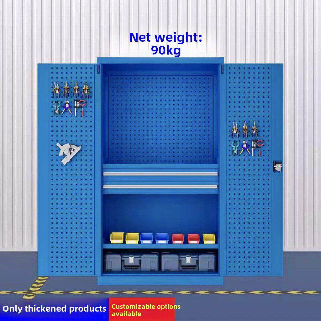 新型重型工厂加厚工具箱车间五金汽修多功能带抽屉带车轮制动锁