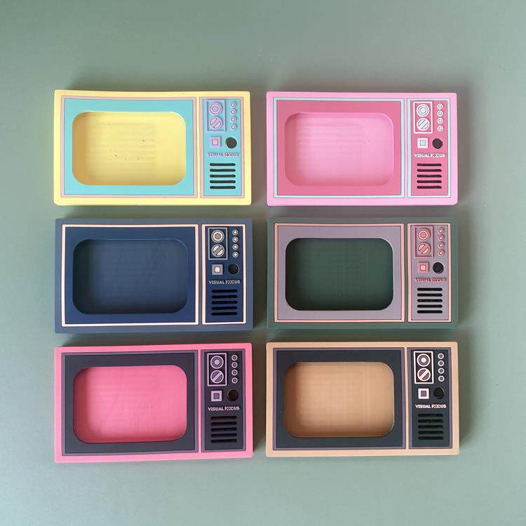 复古定制3寸照片电视造型家居饰品装饰怀旧摆台PVC胶电子录音相框