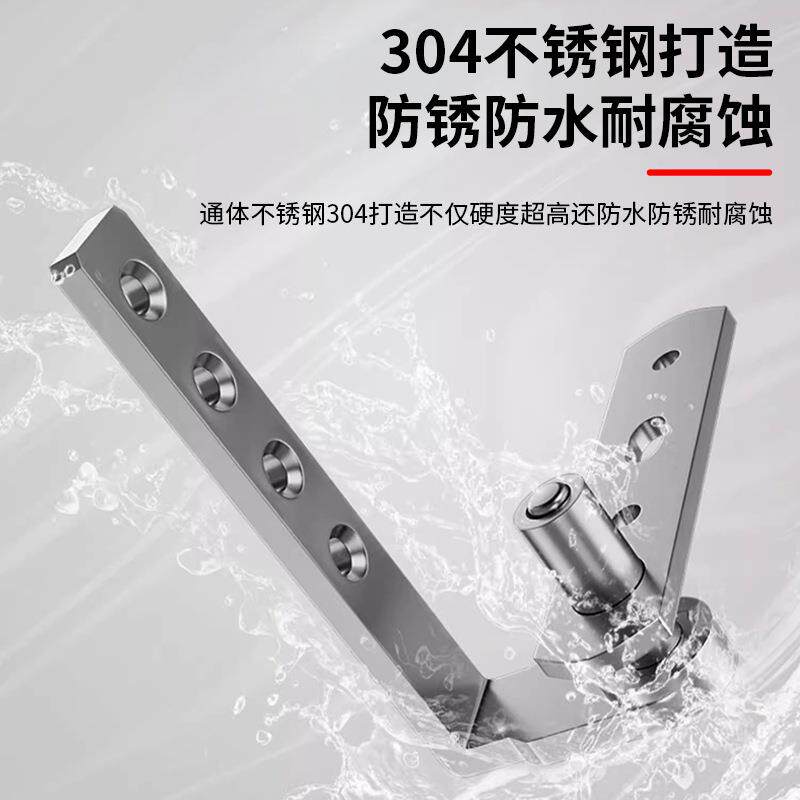 合页柜门304不锈钢转轴天地轴门轴门铰旋转合叶加厚重型转轴铰链