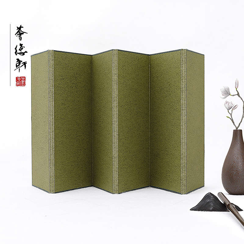 荟德轩楮笺熟宣纸文玩屏风小楷国画书法创作专用礼品工笔桌面摆件