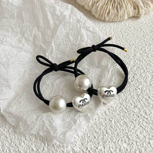 Love hair rope leather band headband hair accessory