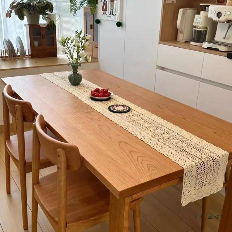 纯实木板升桌胡白降电脑桌面厨房台面F9775966桃木板蜡木板实木板