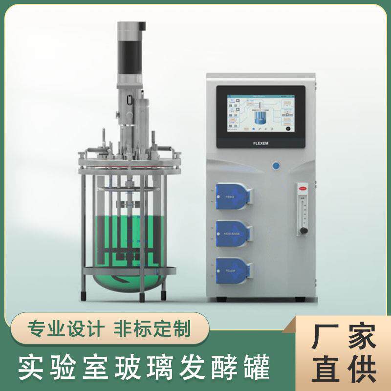 全玻璃机械搅拌发酵罐微型多联发酵罐台式生物反应器