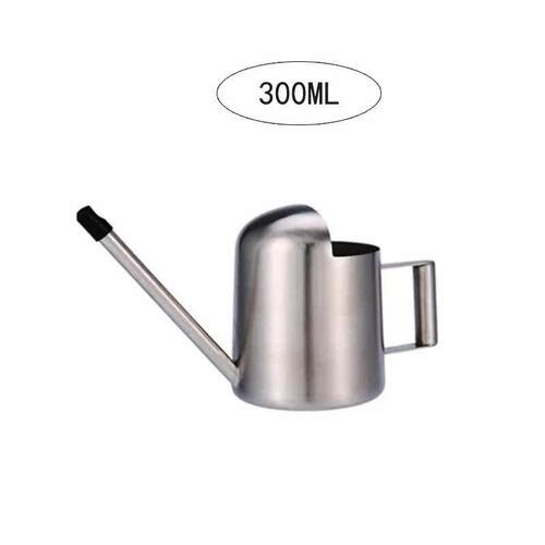Stainless Steel Watering Can Garden Plant Flower Long Mouth