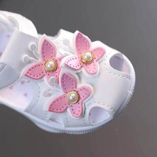 Sandals Summer Girls Baby Shoes Girl Sounding Non Shoe