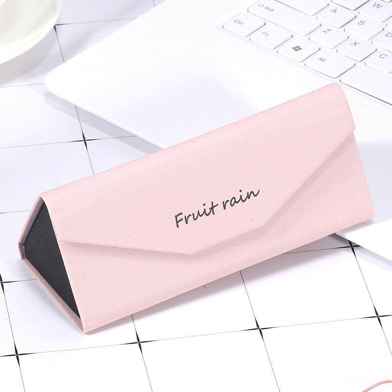 眼镜盒女韩国小清新复古优雅男款折叠便携式可爱眼睛太阳墨镜盒