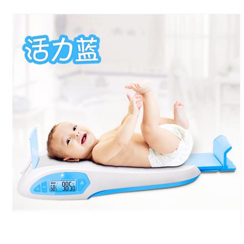 电子婴儿儿童身高卧式量床医院幼儿测量器新生儿宝宝体重秤身长板