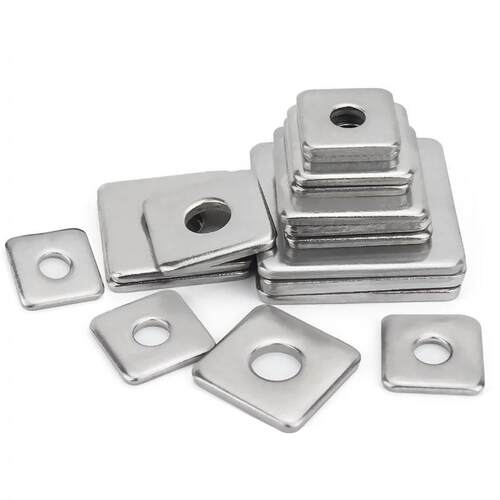 316不锈钢加大加厚四方垫片正方形平垫圈幕墙用M5M8M10M12M16M20