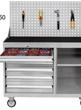 麦冈MG-Z010M五金加厚零件柜汽保汽修工具柜6抽单门组合工具柜