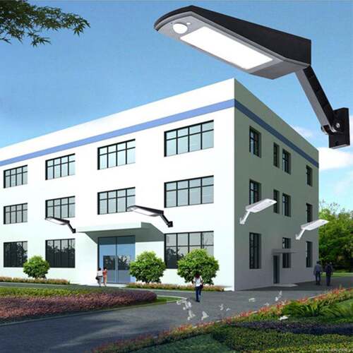 L太阳能灯户外庭院灯感应灯TMS－900ED灯壁路灯50LED感应灯LED灯
