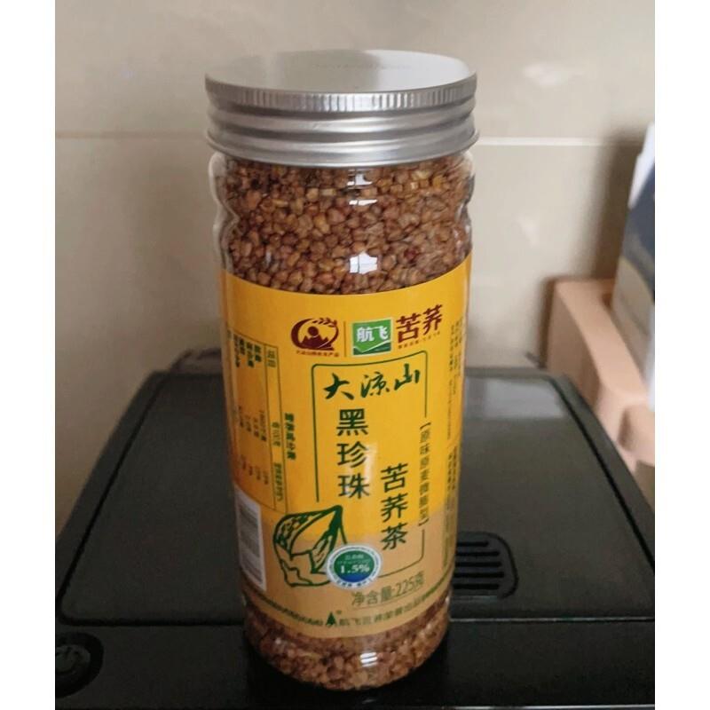 航飞苦荞黑珍珠苦荞茶四川大凉山茶饭店茶饮办公室热水冲泡苦荞茶