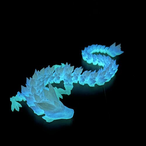 打印夜光水晶关节动手3D模型摆件