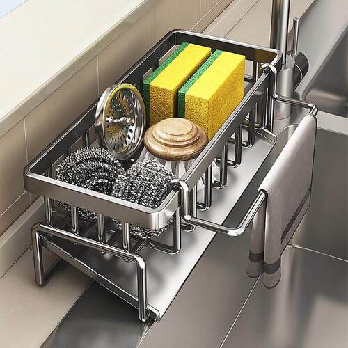 Sponge Holder for Kitchen Sink Organizer sink caddy Storage