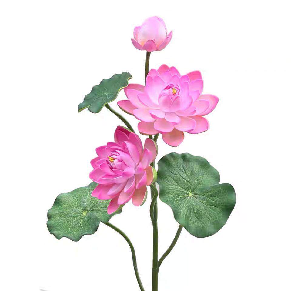 真荷花 厂家直供头仿真荷花佛堂祭祀莲花 荷花 仿真睡莲