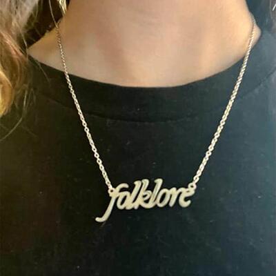Reputation Singer Taylor Signature Necklace Inspired Music L