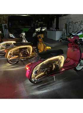 RAGP150/250透明壳改装灯带 摩托车灯带 氛围灯