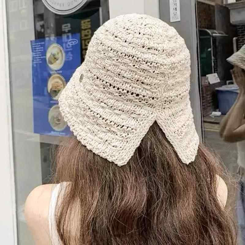 2026春夏新款遮阳帽子女东大门编织出游开叉帽渔夫帽0117w,服饰配件/皮带/帽子/围巾,帽子,淘宝优惠券,粉丝福利购,淘宝优惠卷