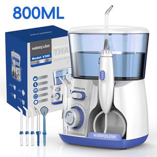 Waterpulse Electric Water Flosser Oral Irrigator, 800ML Larg