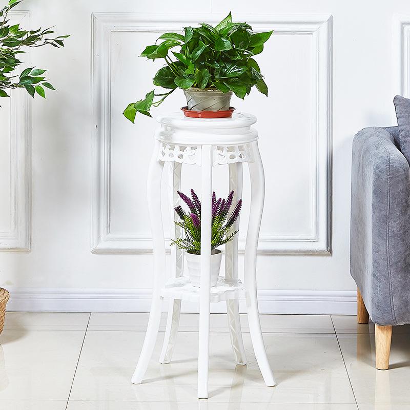 木多层花架子塑料仿古空间花几