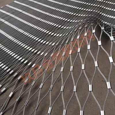 316304不锈钢防坠网绳网防护钢丝绳网高空隐形防坠物不锈钢安全网