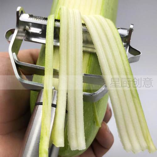 304不锈钢削皮刀西葫芦刨丝刨片刀 多功能刨刀果蔬瓜刨土豆刨丝器
