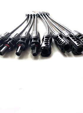 1连接器板一出并联 光伏组件器五通mc4拖 y4太阳能四1500v型mc4