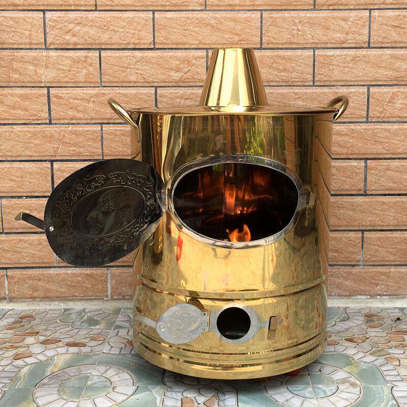 5ZW烟囱款烧纸桶加厚不锈钢元宝桶化金桶烧宝桶烧金纸桶焚烧桶钱