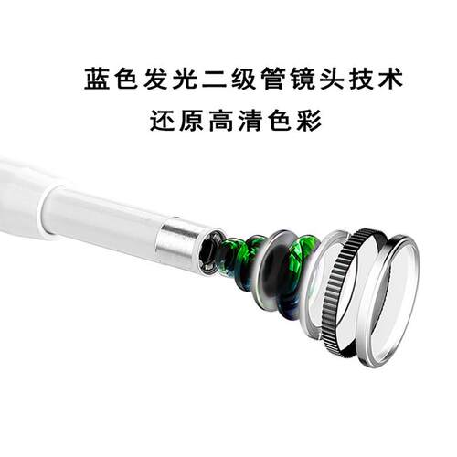 新款直销三合一usb耳镜检耳镜多用途可视耳勺手机摄像机广角高清
