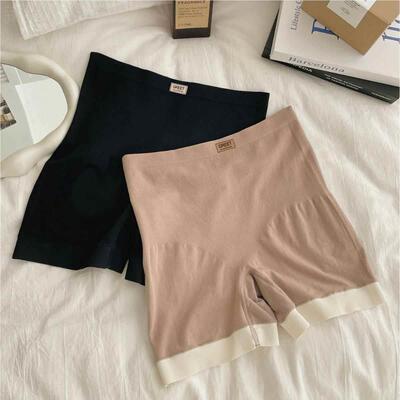 内基础款压收腹安全裤二合一防走光微UHP不边纯棉裆打卷底裤无缝