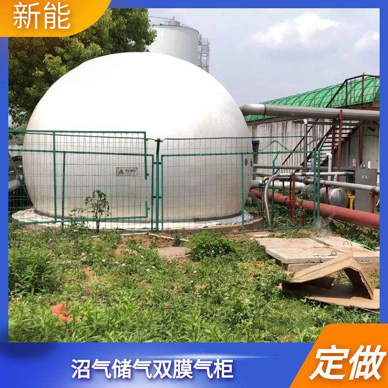 200方双膜气柜污水处理厂食品厂沼气储存设备沼气储气柜厂家